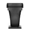 Adiroffice Wood Floor Stand-Up Podium Lectern with Storage Drawer in Black ADI661-012-BLK-MK - alternate 6